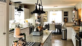 Rustic Farmhouse Home Tour 2021 [upl. by Cesya]