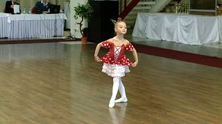 Anastasia 6 years Khachaturian  Variation from Chipollino Ballet [upl. by Ynelram]