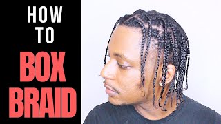 How To Do Your Own Box Braids For Beginners  WINSTONEE [upl. by Marie-Jeanne813]