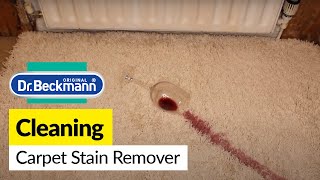 Dr Beckmann Carpet Stain Remover With Brush amp Oxi Action [upl. by Otrebcire23]