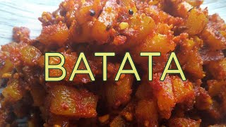 बटाटा रेसिपी  potato chutney  aloo chutney recipe  aloo fry  batata kachrya  CookWithDeepali [upl. by Lledyr947]