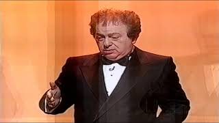 Jackie Mason Royal Variety Performance Victoria Palace Theatre 1991 [upl. by Ellehcim463]