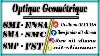 Cours  Optique Géométrique part 1 [upl. by Bain]