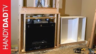 DIY Fireplace Installation  Framing and Final Connections [upl. by Onimixam]