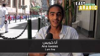 Easy Egyptian Arabic  Basic Phrases 1 [upl. by Glen]