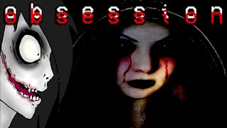 OBSESSION  All Endings  Bad Jeff the Killer Game [upl. by Nnairahs]