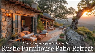 Countryside Comfort A Rustic Farmhouse Patio Retreat [upl. by Weidner]