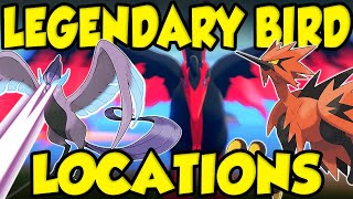 CROWN TUNDRA GALARIAN LEGENDARY BIRD GUIDE How To Get Galarian Moltres Articuno and Zapdos [upl. by Atiuqad]