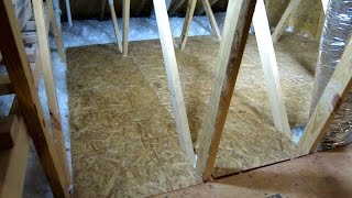 HOW TO CREATE STORAGE SPACE IN YOUR ATTIC PART 2 EASY DIY [upl. by Sergei]