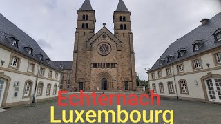 Echternach Luxembourg  A walking tour around historical and beautiful town [upl. by Carli]