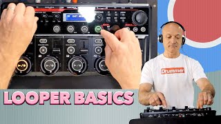 Looping Basics  Tutorial BOSS 505 Loopstation [upl. by Nihi]