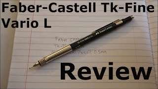 FaberCastell TkFine Vario L Review [upl. by Dorweiler]