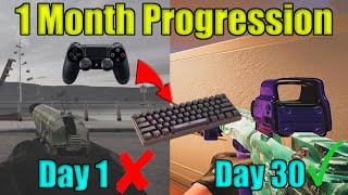 1 MONTH KEYBOARD amp MOUSE PROGRESSION R6 Tips amp Tricks [upl. by Ocramed871]