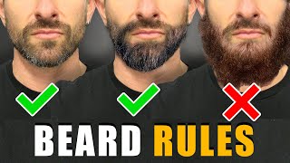 7 Beard Rules EVERY GUY SHOULD FOLLOW For a BETTER Beard [upl. by Hayley]