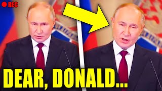 WATCH PUTIN ISSUE TERRIFYING WARNING TO TRUMP [upl. by Niggem209]