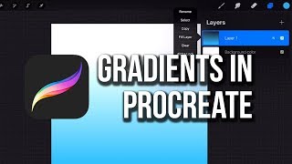 3 Ways to Make Gradients in Procreate [upl. by Rosene]