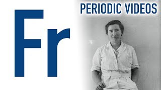 Francium  Periodic Table of Videos [upl. by Aidekal]