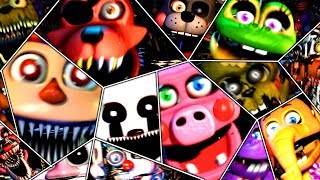 Ultimate Custom Night All Jumpscares [upl. by Lamarre]