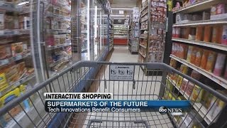 Supermarkets of the Future  ABC News [upl. by Nealah158]