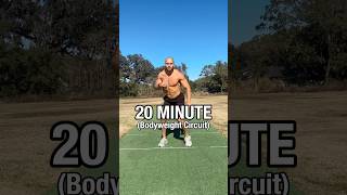 🔥20 Minute — Bodyweight Circuit [upl. by Cannell]