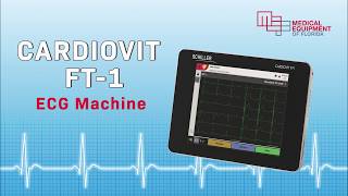 Cardiovit FT1 Touchscreen ECG Machine  Schiller [upl. by Ellac]