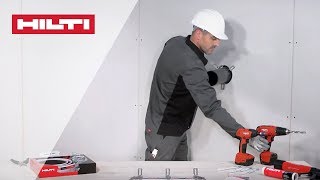 HOW TO install Hilti CFSC EL Firestop Endless Collar in Shaftwall [upl. by Ettevets]