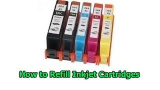 How to Refill Inkjet Cartridges [upl. by Aseneg]