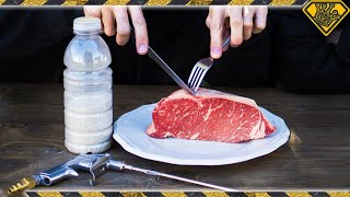 Sandblasting Steak with Salt [upl. by Stu]