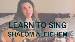 Shalom Aleichem  lyrics and singing with Alicia Jo Rabins [upl. by Gnirol958]