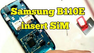 Samsung B110E insert Sim Card Problem No Network Solutions [upl. by Duston]