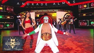 Masked mariachi band plays Andrade quotCienquot Almas to the ring NXT TakeOver Philadelphia [upl. by Namijneb]