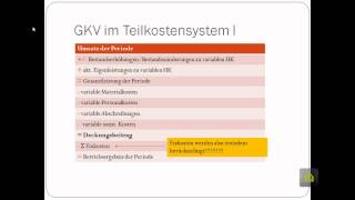 Kostenträgerzeitrechnung nach GKV und UKV im Voll und Teilkostensystem [upl. by Edris486]