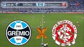 GRENAL 407  Grêmio 5 x 0 Internacional  Melhores Momentos  Campeonato Brasileiro 2015 [upl. by Edelman]