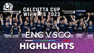 HIGHLIGHTS  England v Scotland  Guinness Six Nations 2023 [upl. by Ciapha326]