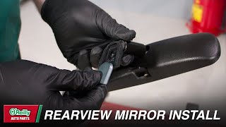 How To Replace Your Vehicles Rearview Mirror [upl. by Aicilram]