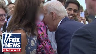 The Five Biden nibbles on frightened young girl [upl. by Nitfa47]