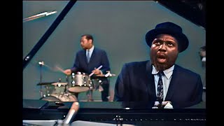 Thelonious Monk Quartet Copenhagen Denmark April 17th 1966 colorized [upl. by Nnaacissej191]