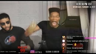 ETIKA GETS ANGRY ABOUT HATE ON STREAM [upl. by Aiyn743]