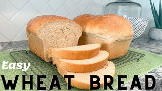 HOW TO MAKE HOMEMADE WHEAT BREAD  STEP BY STEP [upl. by Enaerb]