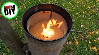 Sawdust Stove Build For Leftovers From The Sawmill [upl. by Balthasar55]