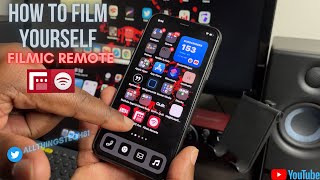 How To Use Your iPhone or iPad As A Secondary Monitor To Record Yourself  FiLMiC Remote [upl. by Etnoj]