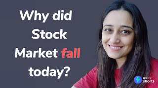 Why Stock Market Crashed today  Why did stock market fall today shorts [upl. by Oneida270]