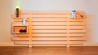 DIY Modular Headboard  Woodworking [upl. by Whitcher]