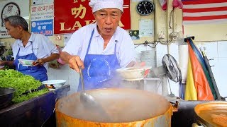 Worlds BEST LAKSA is in Malaysia  MALAYSIAN STREET FOOD in Penang  BEST Street Food in Malaysia [upl. by Nastassia]