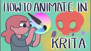 FREE 2D Animation Software  How to Animate in Krita [upl. by Inalaehak]