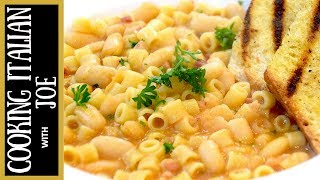 Pasta e Fagioli  Cooking Italian with Joe [upl. by Rice]