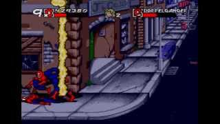 SpiderMan and Venom Maximum Carnage  Complete Walkthrough Sega Genesis [upl. by Nodyarb]