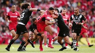 Kiwis Vs Mate Maa Tonga  RLWC 2017 Highlights [upl. by Aelat]