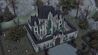 Vlads manor  The Sims 4 Speed build [upl. by Cowles]