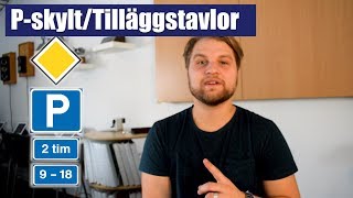 Parkeringskylt och tilläggstavlor [upl. by Sass]